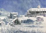 Winter on Monhegan